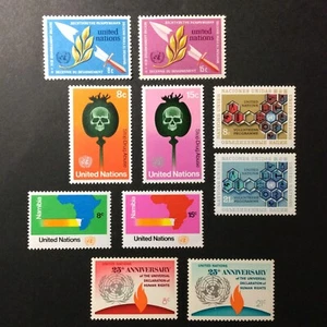 BroadviewStamps Naciones Unidas (ONU) #234-43 MNH VF-XF. - Imagen 1 de 1