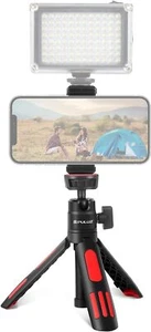 Mini Tripod Stand w/ Phone Clamp for Selfie Phone Tripod Stand for Vlog Travel - Picture 1 of 33