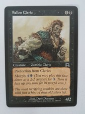 Fallen Cleric Magic the Gathering MTG Onslaught Black Common
