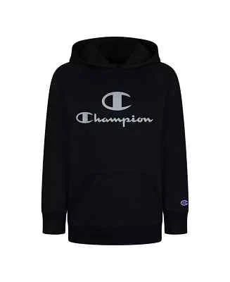 NUEVO CON ETIQUETAS CHAMPION Sudadera con Capucha Big Girls Glitter C Script, Tallas: M-XL Foto 1 de 2