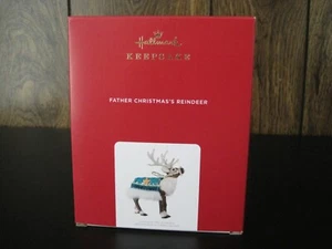 2021 HALLMARK KEEPSAKE ORNAMENT FATHER CHRISTMAS'S REINDEER LIMITED EDITION--NEW - Picture 1 of 11
