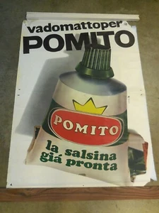 Vadomattoper Pomito (Crazy for Pomito) Vintage 1960s mural advertising poster - Picture 1 of 8