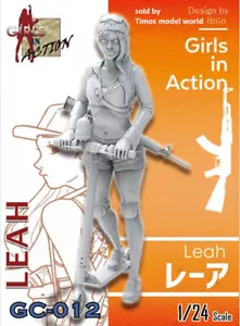 ZLPLA Genuine 1/24 Resin Figure Leah Girls in Action Assembly Model Kit GC-012 - Picture 1 of 9