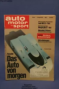 AMS Auto Motor Sport 16/78 Morgan Plus 8 Audi 100 5S Suzuki SP 370 - Foto 1 di 1