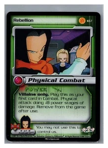 1x DBZ CCG REBELLION 107 HOLO FOIL RARE SCORE DRAGON BALL Z - Picture 1 of 1