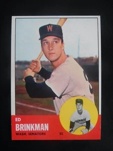 1963 Topps Baseball Card #481 Bob Taylor (NM) - Picture 1 of 2