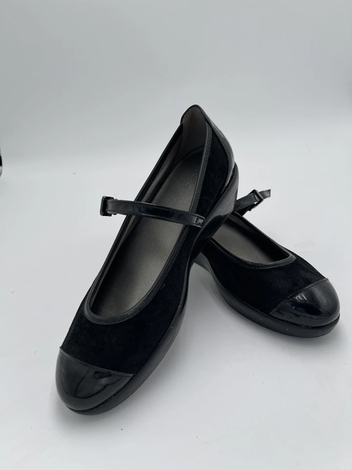 Zapato Hogan Italia Mocasín Plano Correa Gamuza Charol Plataforma 38EU 8US Foto 1 de 4