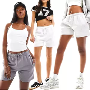 Womens Summer Shorts Ladies Runner Stretch Waist Casual Sports plain Short Pants - Picture 1 of 14