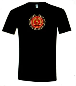 EAST GERMAN (DDR) National Symbol - DEUTSCHE DEMOKRATISCHE REPUBLIK- T-SHIRT-LG. - Picture 1 of 1