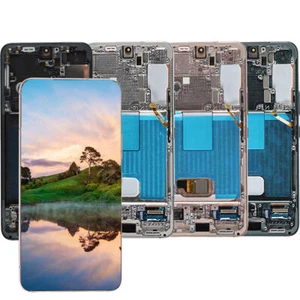 Per Samsung Galaxy S22 5G LCD display touch screen sostituzione digitalizzatore + cornice - Foto 1 di 16