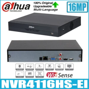 Dahua 16MP NVR NVR4116HS-EI 16CH Compact 1U 1HDD WizSense Network Video Recorder - Bild 1 von 9