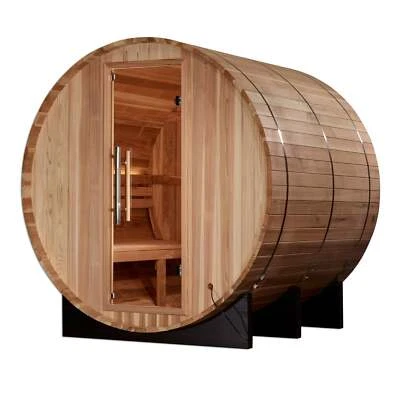 Sauna de vapor de barril tradicional al aire libre "Arosa" para 4 personas con cedro del Pacífico | G... Foto 1 de 4