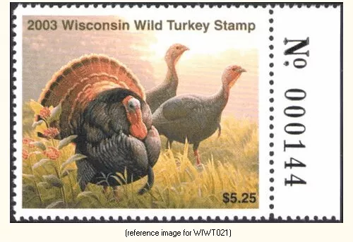 D2K Wisconsin Wild Turkey 2003 $5.25 w/#tab - Image 1 of 1