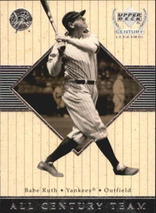 A7686- 1999 Upper Deck Century Legends All-Century Team #AC1 Baby Ruth - Nm-Mt - Bild 1 von 2