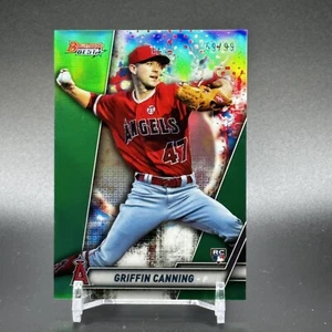 2019 Bowman's Best Griffin Canning Green Refractor #'d /99 #63 Rookie RC Angels - Picture 1 of 3