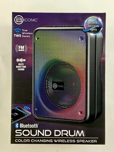 Bytech Biconic Bluetooth Speaker Sound Drum Wireless Coloring Changing