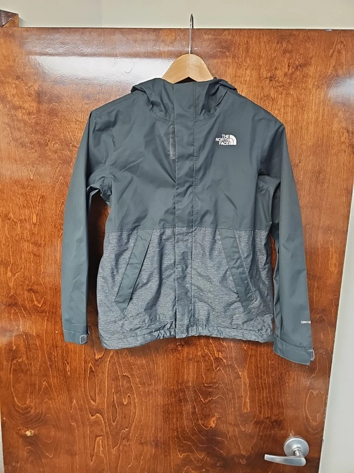 THE NORTH FACE BOYS' WARM STORM JACKET Black Gray Sz M 272836 - Image 1 of 4