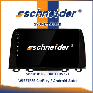 10" WIRELESS CARPLAY ANDROID AUTO GPS SAT NAV BT USB FOR HONDA CRV C-RV 2017+ - Foto 1 di 4