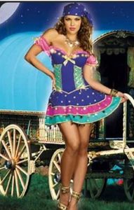Queen of the Gypsies Adult Woman Costume Medium - Picture 1 of 1