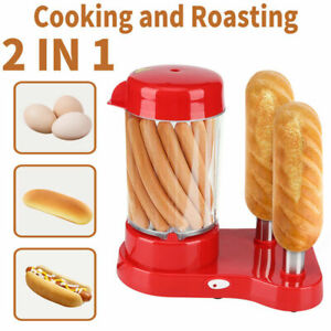 2 in 1 Kitchen Hot Dog Machine Mini Home Fast&Efficient Party Hot Dog Machine