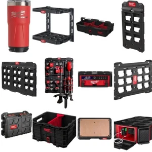 Milwaukee PACKOUT Accesorios Vasos Radio Montaje Estantería Herramienta Contenedores Divisores - Imagen 1 de 52