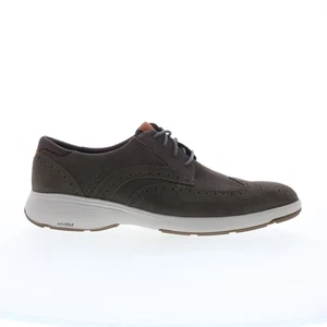Rockport Noah Wingtip Mens Brown Oxfords & Lace Ups Wingtip & Brogue Shoes - Picture 1 of 4