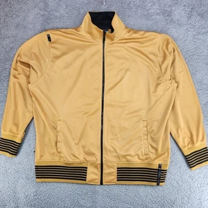 Chaqueta deportiva dorada Rocawear para hombre con logotipo 3XL en la espalda - Imagen 1 de 10
