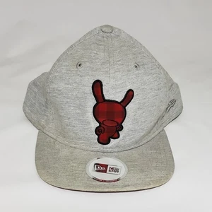 Kidrobot Dunny × NewEra Snapback Hat Flannel & Grey - Picture 1 of 7