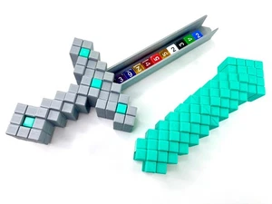 8 Bit Sword of Dice Rolling | D&D TTRPG Game Accessory | Custom Miniature Maker - Picture 1 of 17