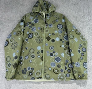 Patagonia Damen Jacke Gr. Medium Flip Side Reversible GRÜN Full Zip Floral - Bild 1 von 13
