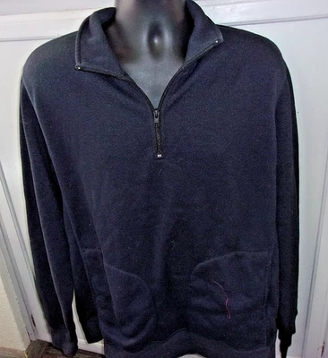 J. Crew Mens Sz XL 1/4 Zip Jacket Fleece Pullover - Image 1 of 4