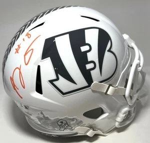 Bengals AJ GREEN Signed Full Size Replica 24 SALUTE Speed Helmet AUTO - BAS - Picture 1 of 1