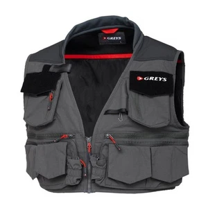 Greys Fishing Vest Tail Fly Multi Pocket Breathable Storage Angling Waistcoat - Picture 1 of 16