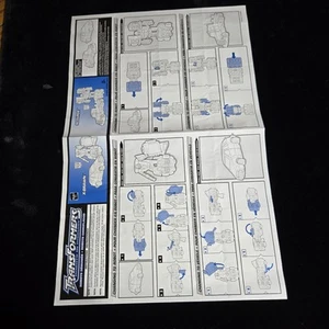 Original Transformers Instructions XBrawn Scourge 2001 80638 80555 - Picture 1 of 3