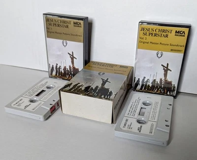 Jesus Christ Superstar Motion Picture Soundtrack Vol 1 and Vol 2 Cassette Tapes - Image 1 of 4