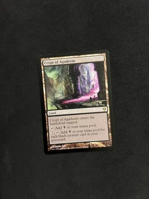 Crypt of Agadeem [Zendikar] Magic MTG Cards LP - Image 1 of 2