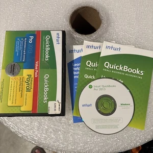 INTUIT Quickbooks Pro 2013 Windows w/ License NOT A SUBSCRIPTION W/codes! Read - Photo 1/4