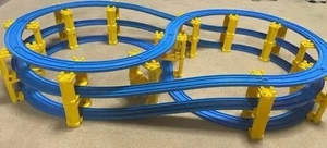Plarail 3-Tier Loop Tower Rail Set with slope and piers Used Takara Tomy Japan - Picture 1 of 5
