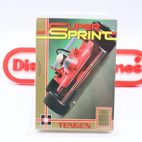 NES Nintendo TENGEN'S SUPER SPRINT - NEW & Factory Sealed with 3-Sided Seam!