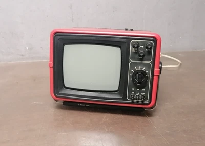 Red Silelis 405D Shilelis USSR Soviet Small Mini TV Shijalis Shilialis - Image 1 of 4