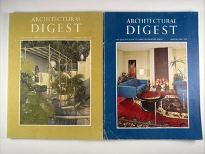 Architectural Digest Winter 1967 Summer 1966 Interior Design VTG MCM California - Picture 1 of 8