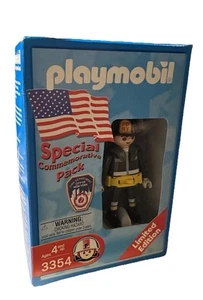 Playmobil 3354 ~ NY Feuerwehr 9/11 ~ Special Commemorative Fireman Fighter ~ NEU - Bild 1 von 7