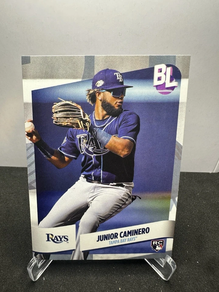2024 Topps Big League Rookie Card Junior Caminero #126 Tampa Bay Rays RC - Image 1 of 2