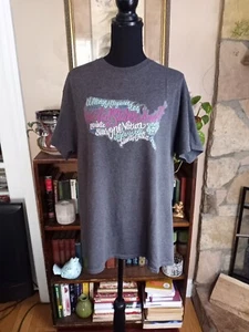 Delta Pro Weight " I Pledge Allegiance" USA T Shirt, Large, Gray - Picture 1 of 8