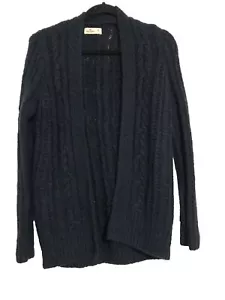 Hollister Open Front Cardigan Pullover Damen XS Strick Langarm Blau - Bild 1 von 11