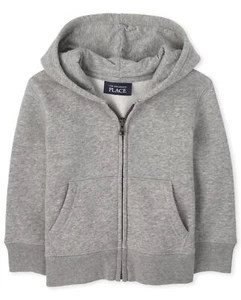 baby boys And Toddler Zip Up Hoodie School Uniform Pullover Sweater Smoke 5T US - Picture 1 of 4