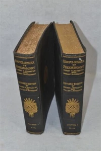 Masonic Freemasonry encyclopedia Vol I Vol II 1919 hard cover MacKey illustrated - Picture 1 of 12