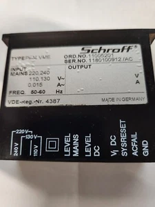 Schroff PFM VME Power Supply - Picture 1 of 2