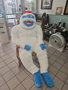 Rare 6 ft Plush Rudolph Bumble Abominable Snow Monster Life Size Yeti Christmas  - Picture 1 of 10