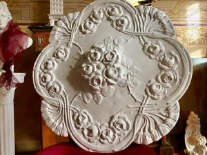 Stucco - Stuckrosette 100-258 wunderschöne Rosen Rosette 72cm aus Stuck - Bild 1 von 7